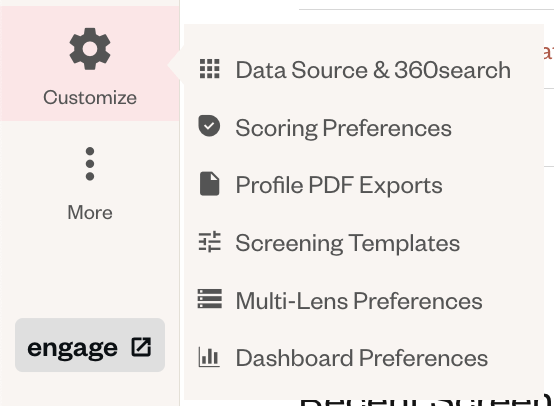 Custom Screening Templates